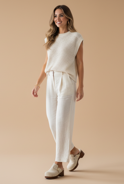 Sabots Suédine Camel à Plateforme Effet Bois Cloutée avec Boucle Métal