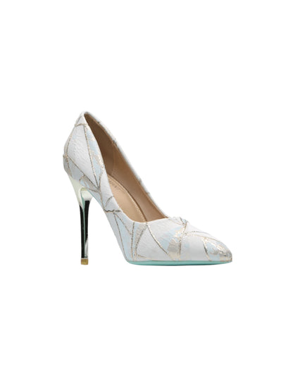 Chaussures à talons hauts à bout pointu, style élégant, géométrique moderne, pour mariage, banquet, fête. Talons hauts