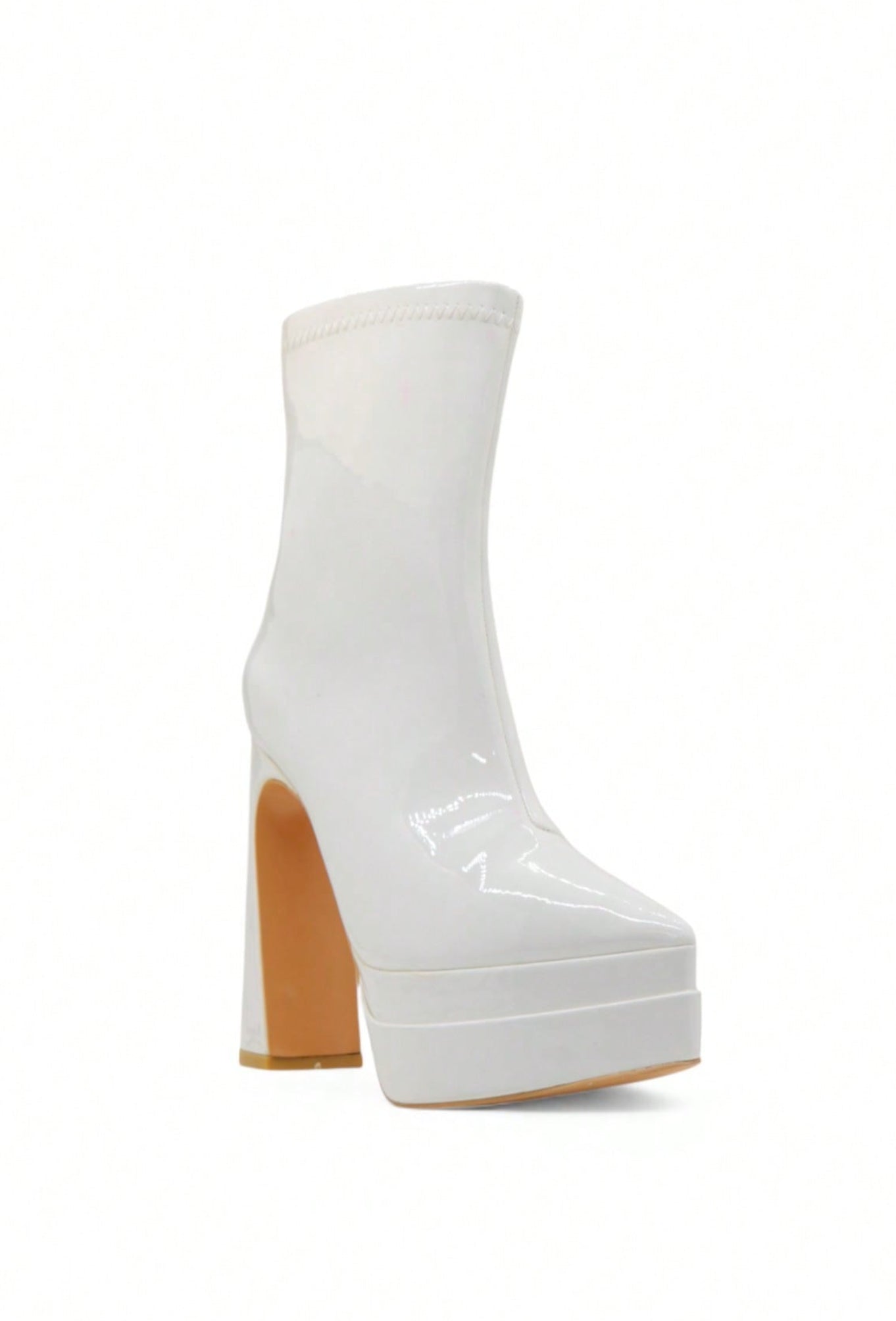 Bottines à Plateforme Verni Fuchsia, Haut Talon bloc – Sélection Halloween