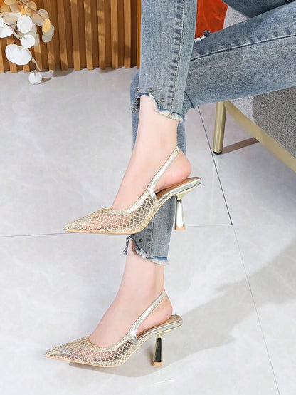 Sandales à talons hauts élégantes et classiques pour femmes