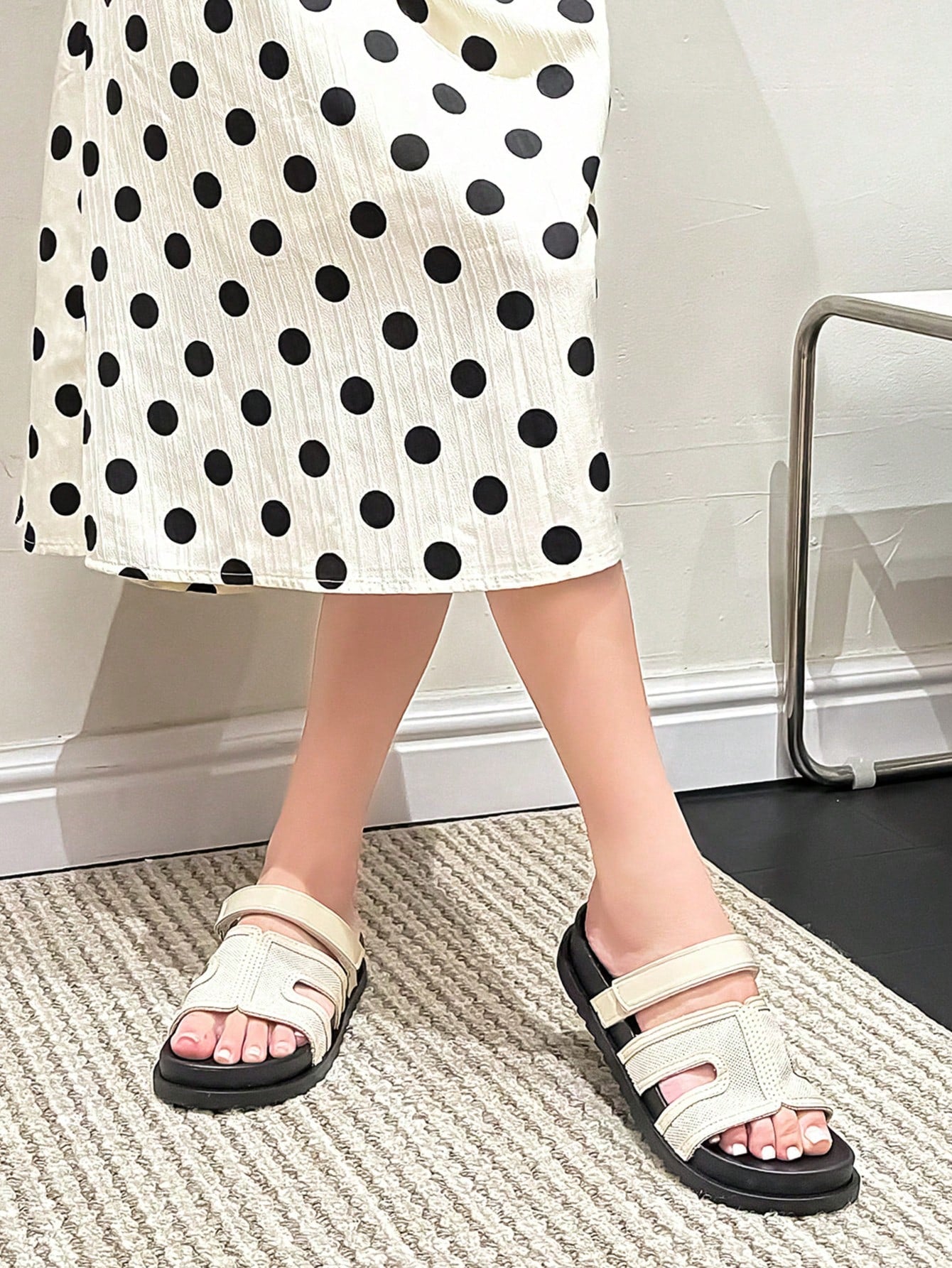 Sandales confort – Scratch réglable